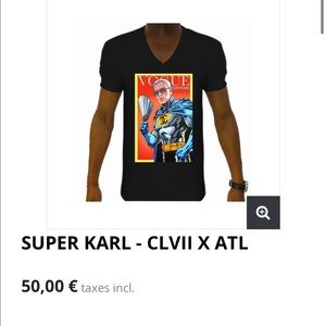 NWOT CLVII Karl Lagerfeld Batman Men’s M t-shirt